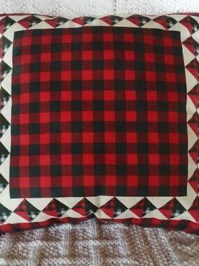 New! Buffalo Check Large Throw Pillow